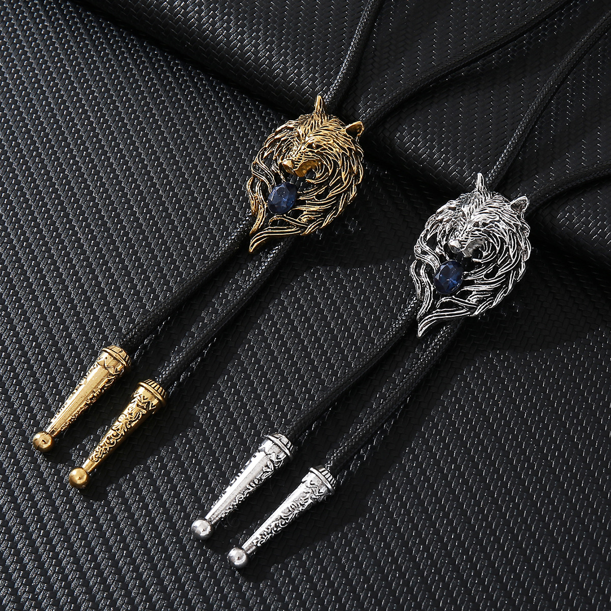 Wolf Jewelry & Watches Tampa Reviews - Retro Men's Wolf Head Bolo Tie