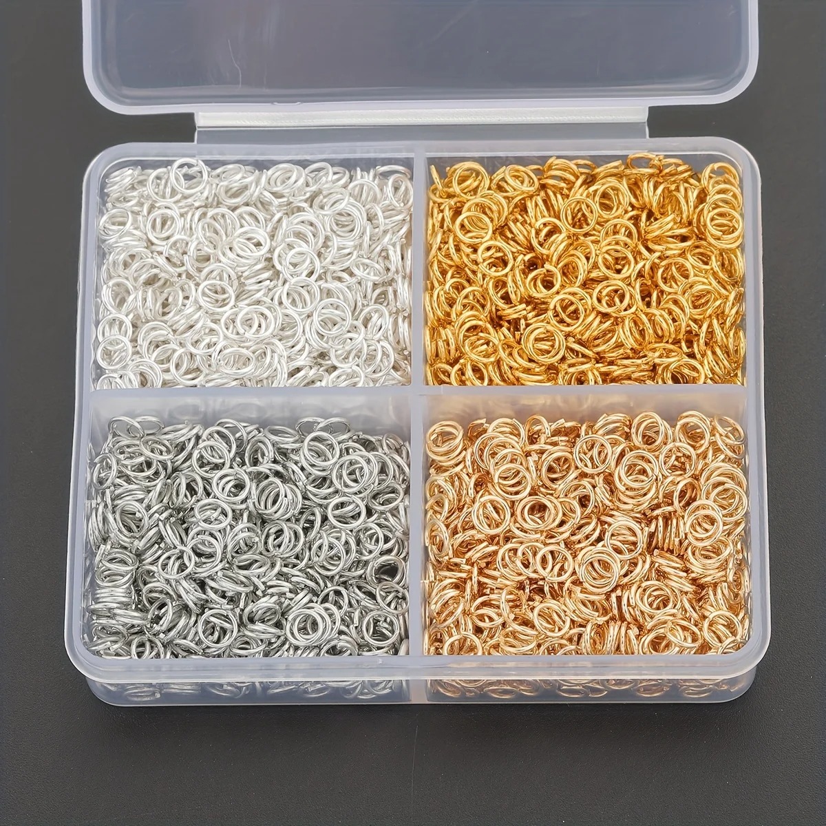 Hoop Earrings - 1200pcs 3mm Open Jump Rings for