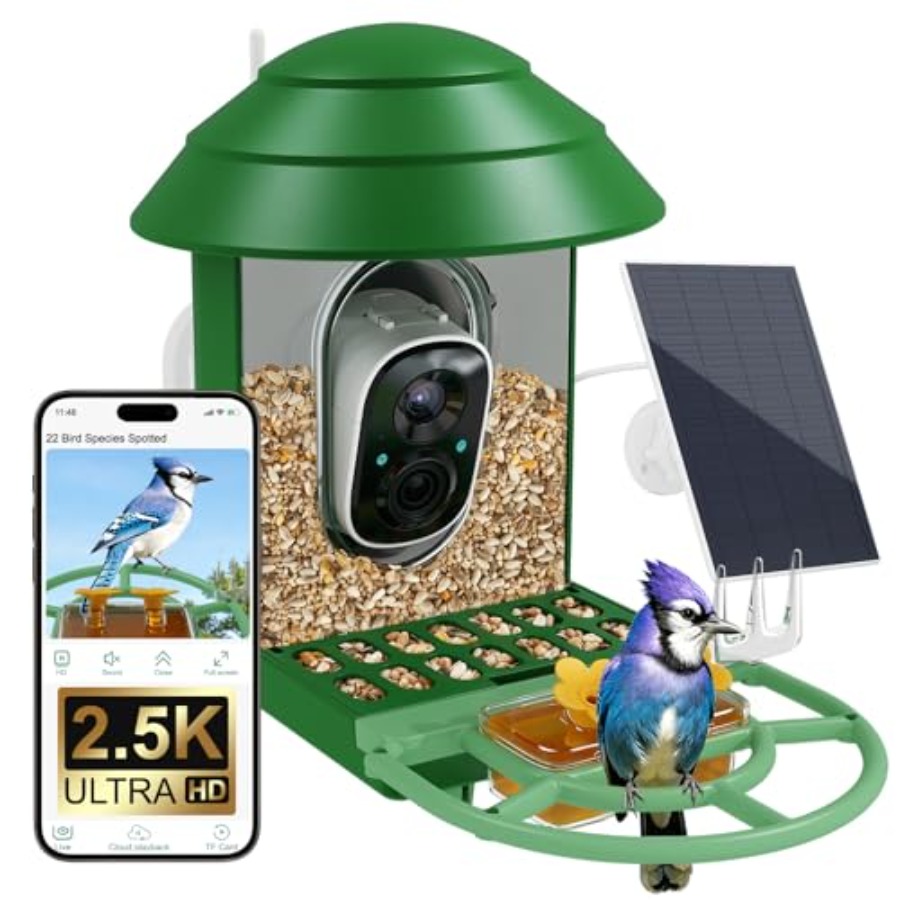 Watches & Jewelry Repair Center Photos - Bird Feeder with Camera for Outdoor