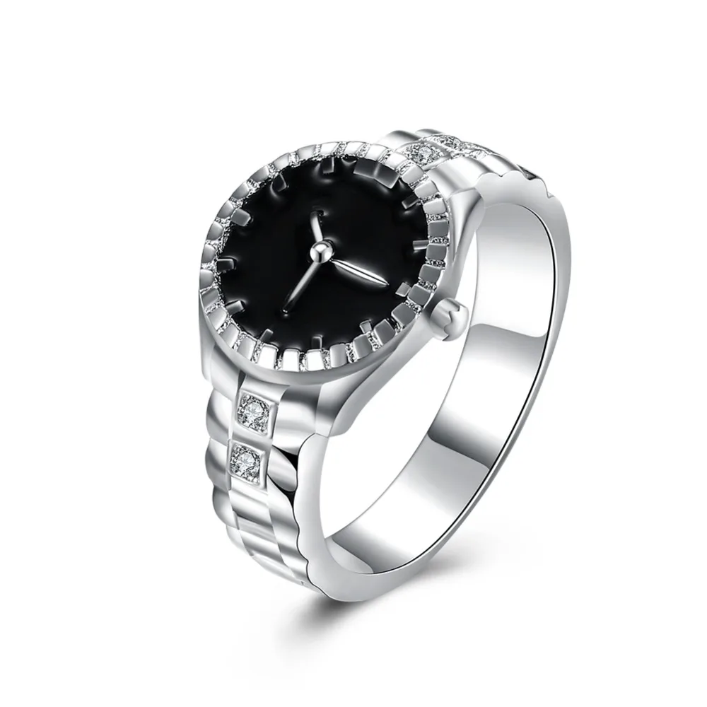 Fine Jewelry Watches Women - 925 Sterling Silver Crystals Rings Christmas