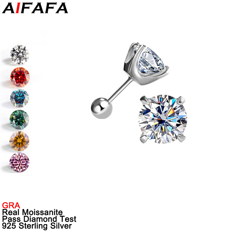 1/2 Carat Moissanite Stud Earr - đánh giá và giá Diamond Stud Earrings