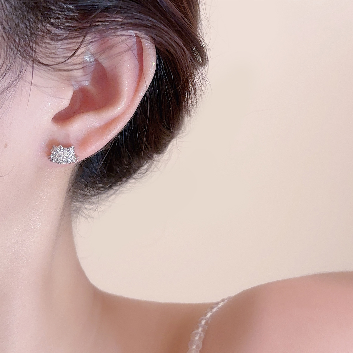 Stainless steel super flash fu - đánh giá và giá Diamond Stud Earrings