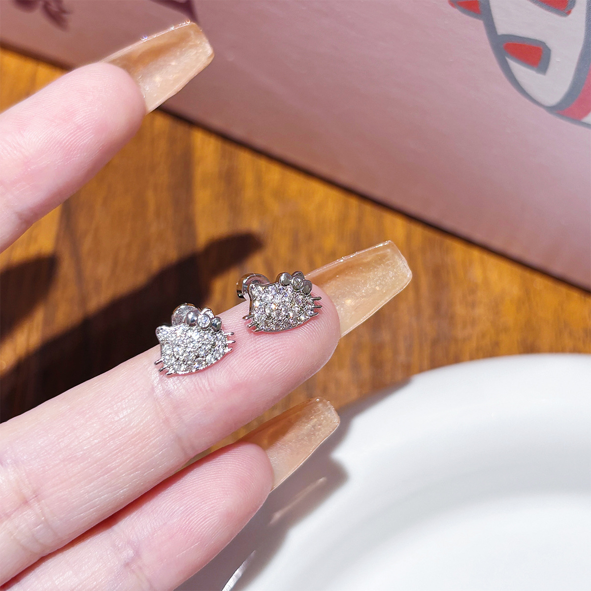 Stainless steel super flash fu - đánh giá và giá Diamond Stud Earrings