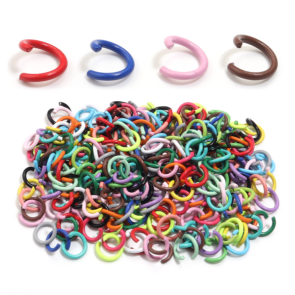 200pcs 8mm Open Jump Rings Col - đánh giá và giá Hoop Earrings