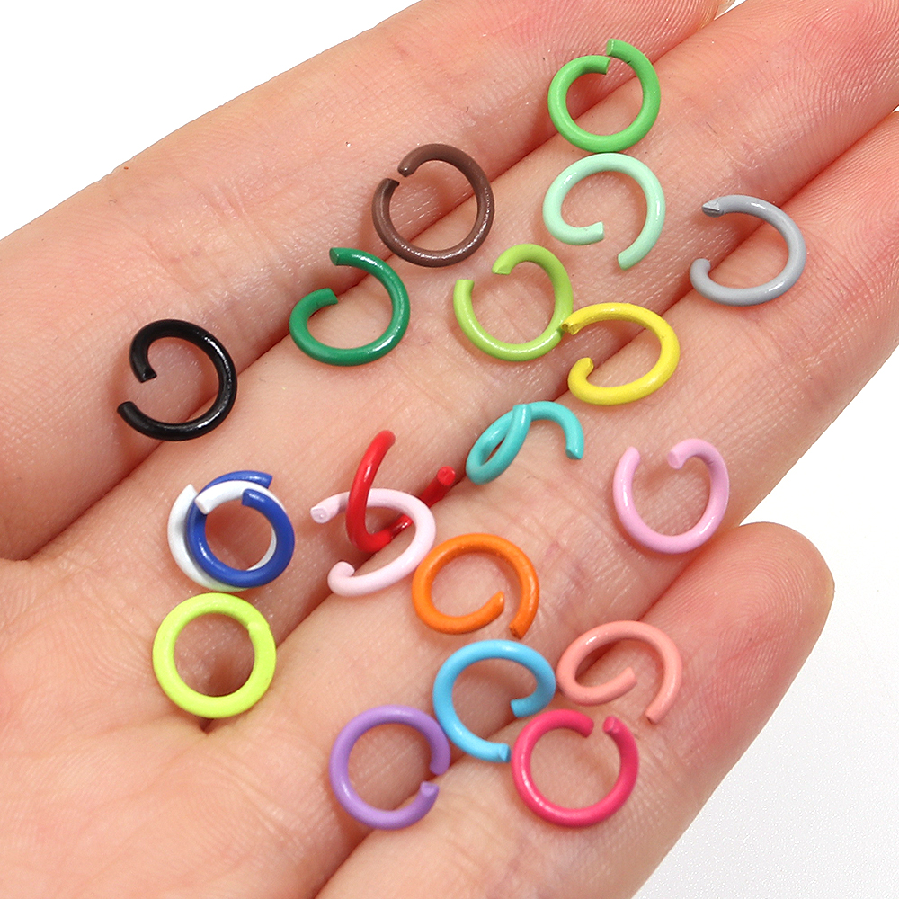 200pcs 8mm Open Jump Rings Col - đánh giá và giá Hoop Earrings
