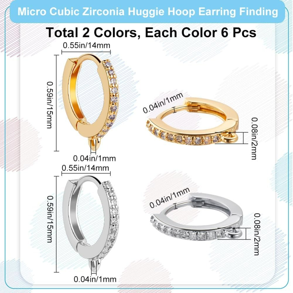 1 Box 12Pcs Round Leverback Ho - đánh giá và giá Hoop Earrings