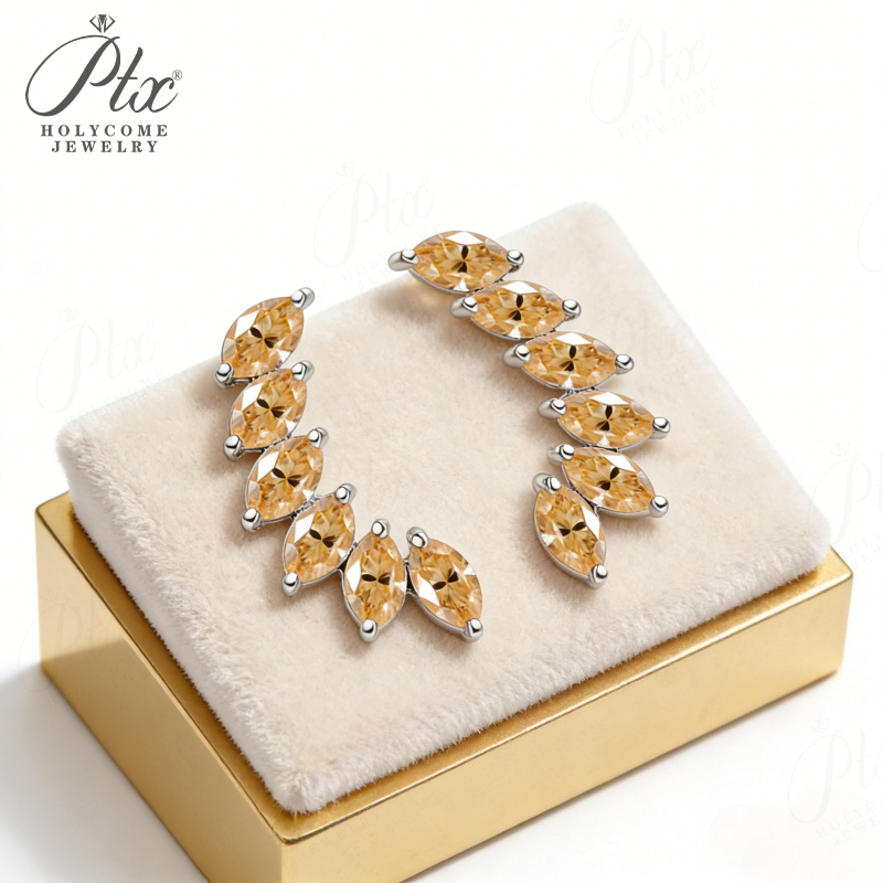 Stud Earrings 6-stone Marquise - đánh giá và giá Diamond Stud Earrings