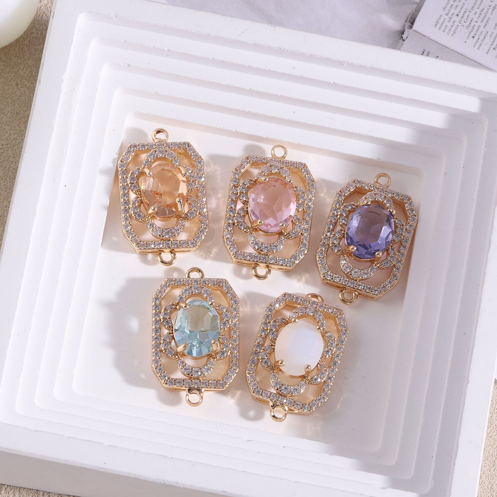 10pcs/ Bag   Diamond studded r - đánh giá và giá Diamond Stud Earrings