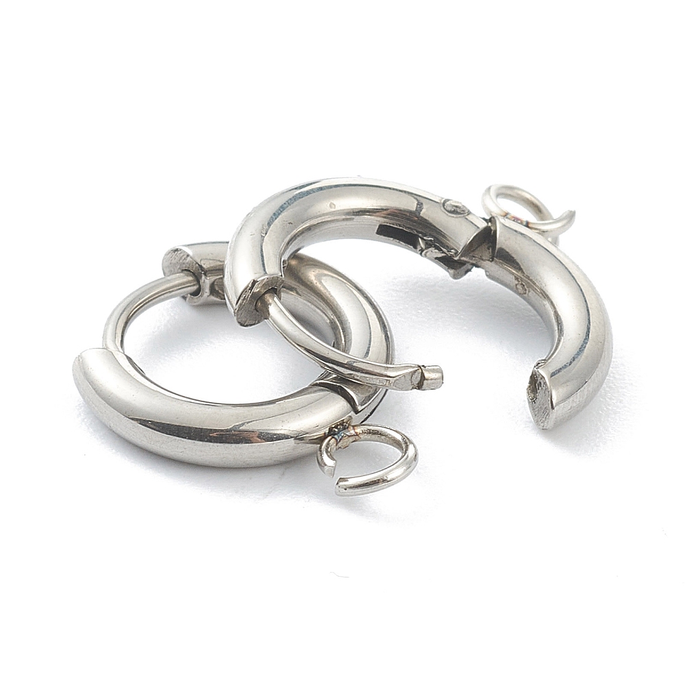 10pcs 201 Stainless Steel Hugg - đánh giá và giá Hoop Earrings