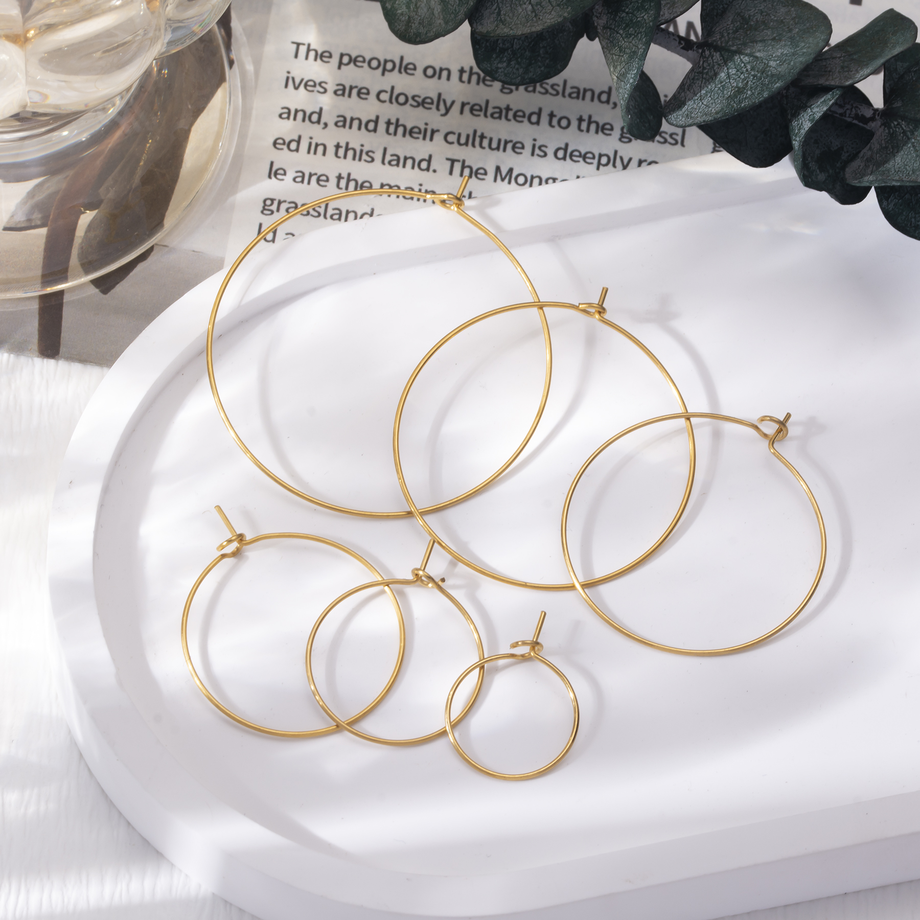 10pcs(5 Pairs) Stainless Steel - đánh giá và giá Hoop Earrings