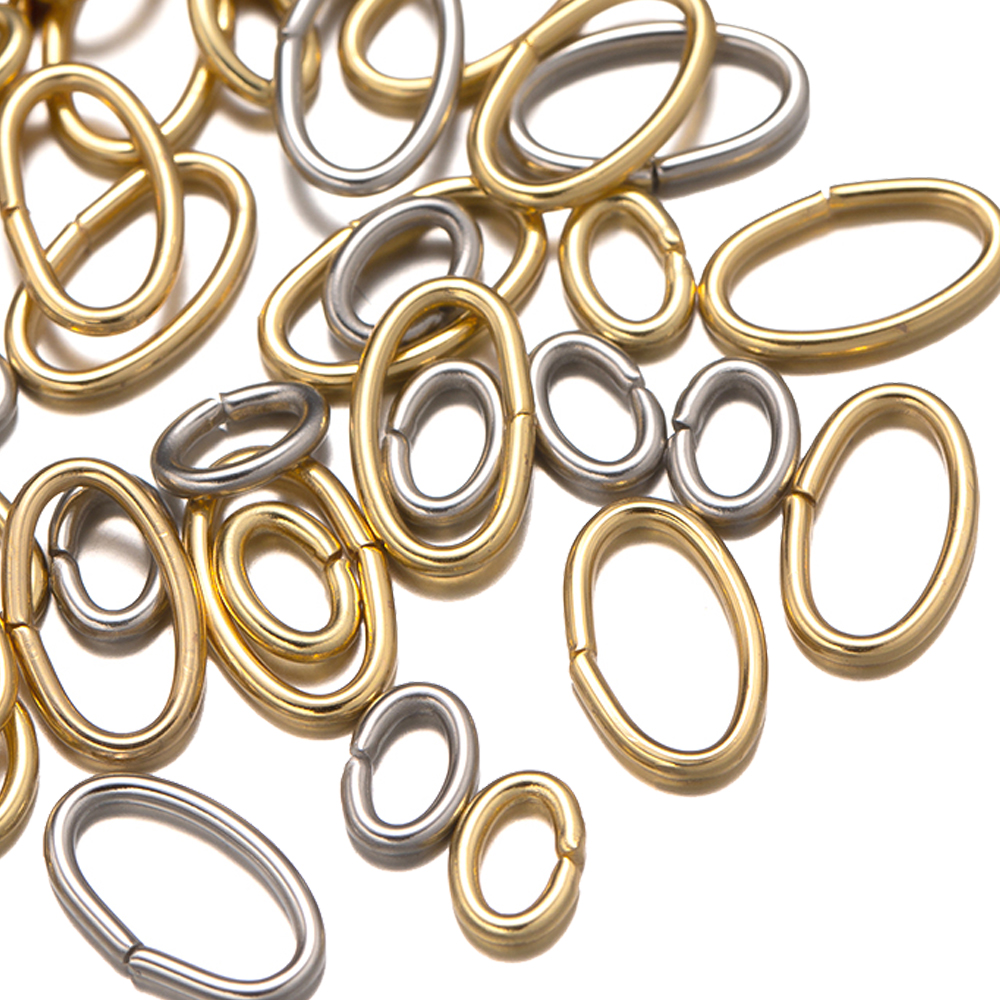 50pcs 3 Colors Stainless Steel - đánh giá và giá Hoop Earrings