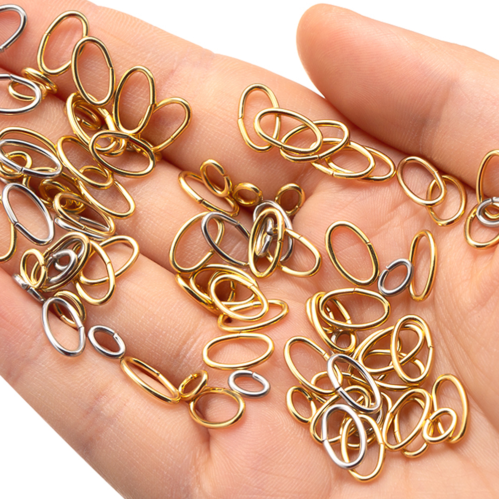 50pcs 3 Colors Stainless Steel - đánh giá và giá Hoop Earrings