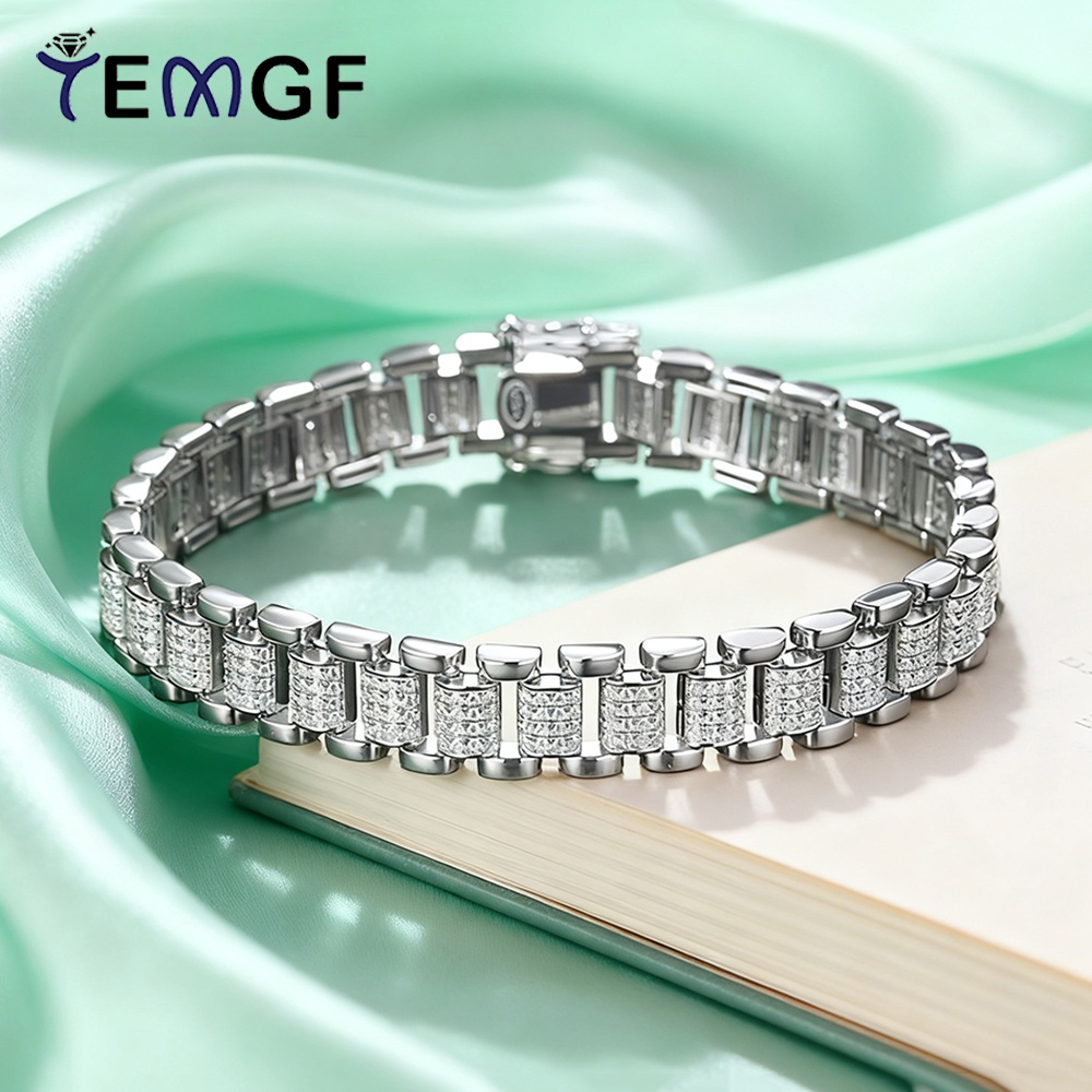 TEMGF Full Moissanite Bracelet - đánh giá và giá Fine Jewelry Watches Women
