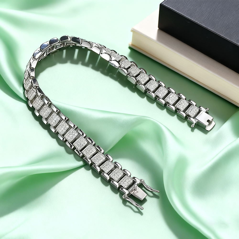 TEMGF Full Moissanite Bracelet - đánh giá và giá Fine Jewelry Watches Women