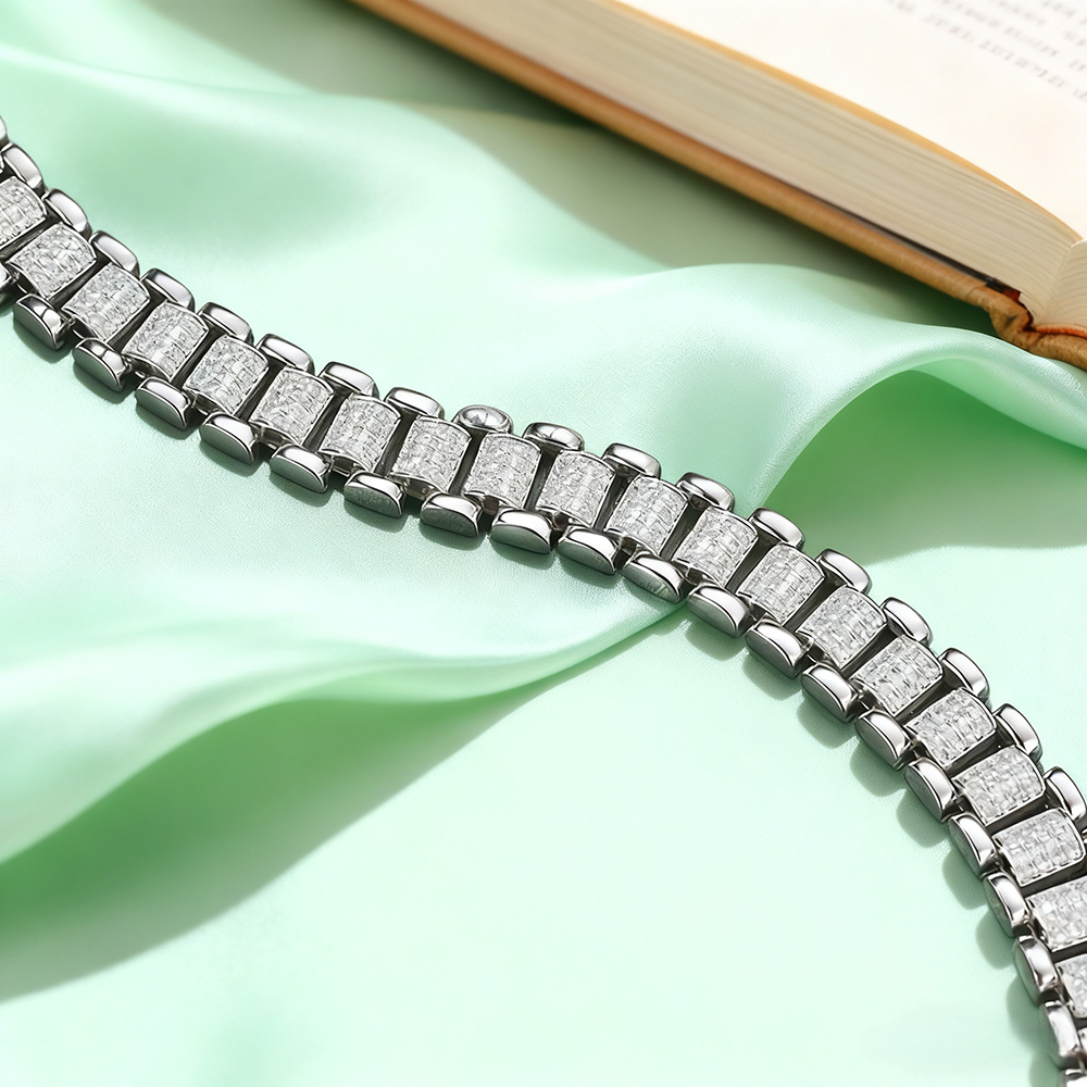 TEMGF Full Moissanite Bracelet - đánh giá và giá Fine Jewelry Watches Women