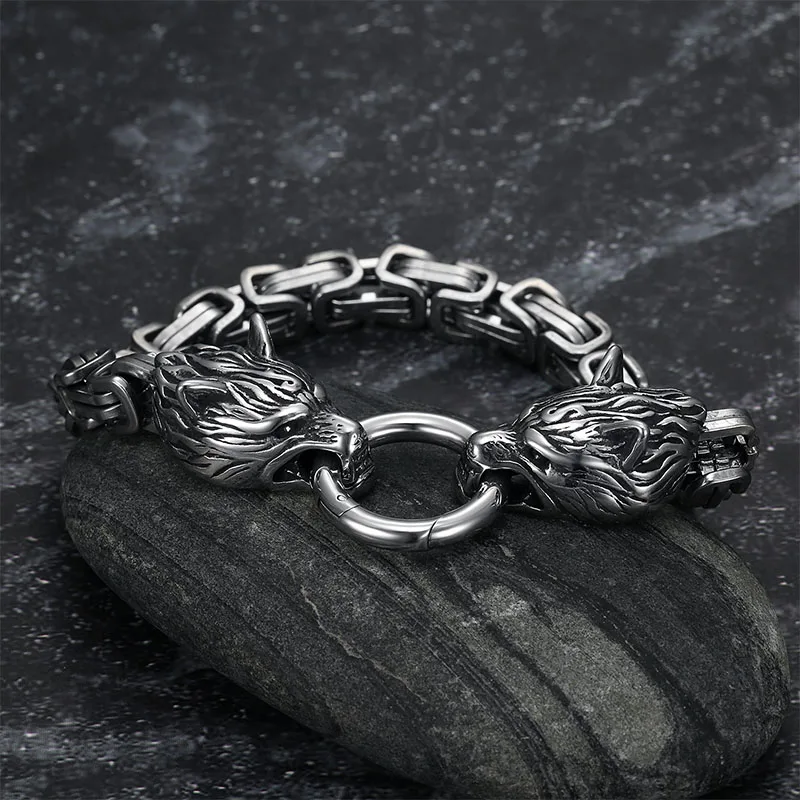 S925 Sterling Silver Double Wo - đánh giá và giá Wolf Jewelry & Watches Tampa Reviews