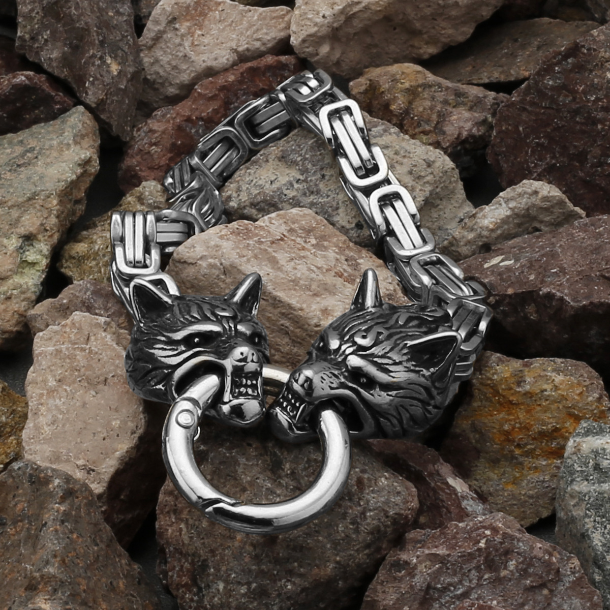 S925 Sterling Silver Double Wo - đánh giá và giá Wolf Jewelry & Watches Tampa Reviews