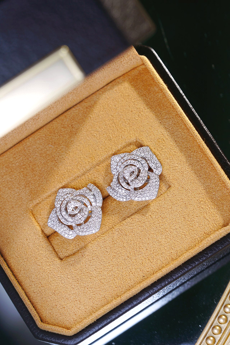 LUOWEND 100% 18K White Gold Ea - đánh giá và giá Diamond Stud Earrings