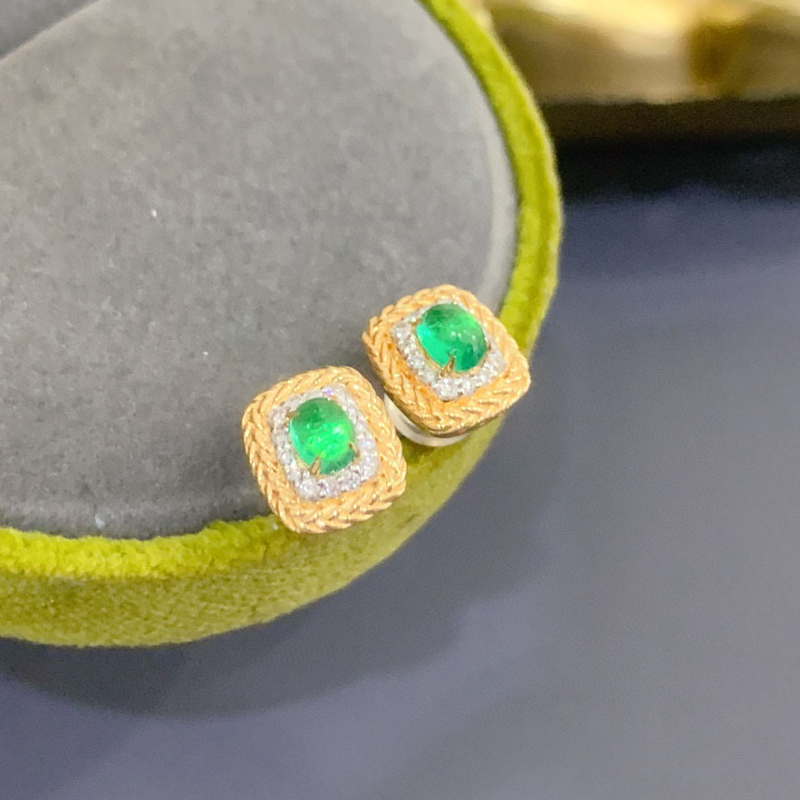 Aazuo Real 18K Yellow Gold Nat - đánh giá và giá Diamond Stud Earrings