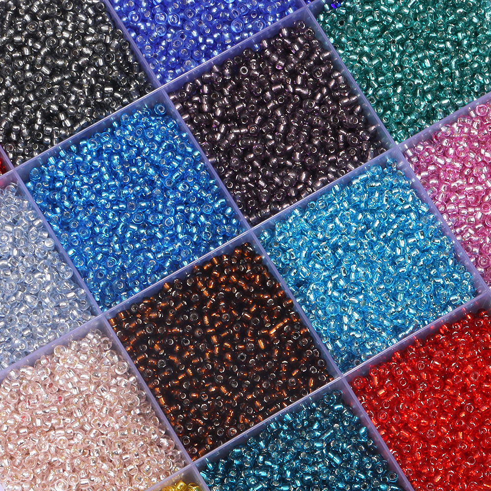 1150/5750pcs 2mm Glass Beads S - đánh giá và giá Hoop Earrings