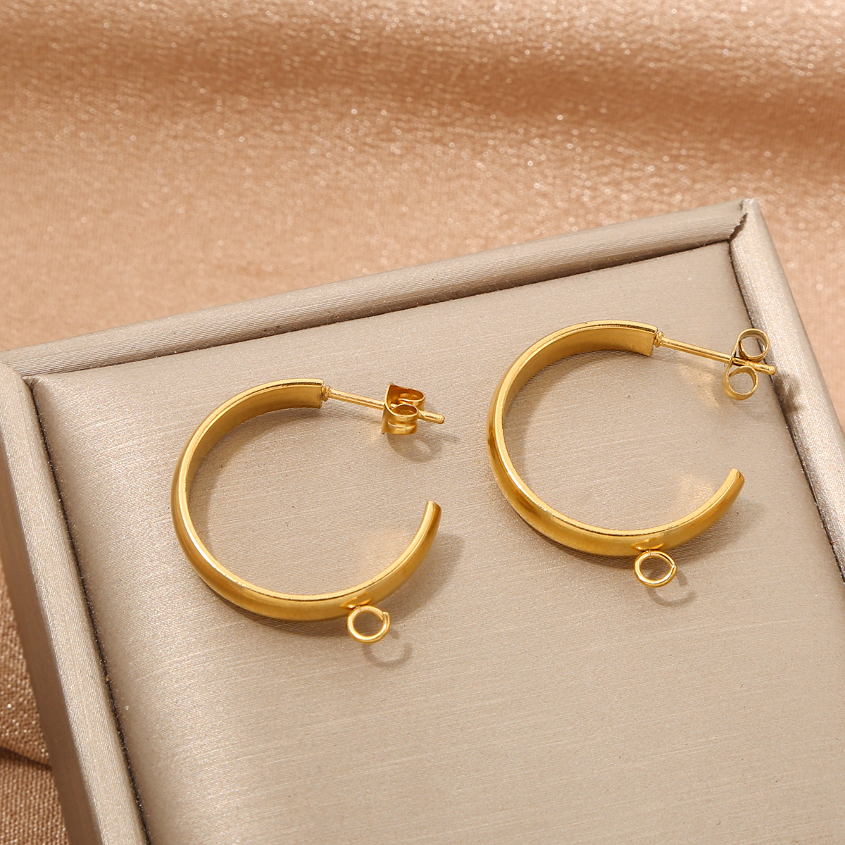 10pcs Stainless Steel Hooks C  - đánh giá và giá Hoop Earrings