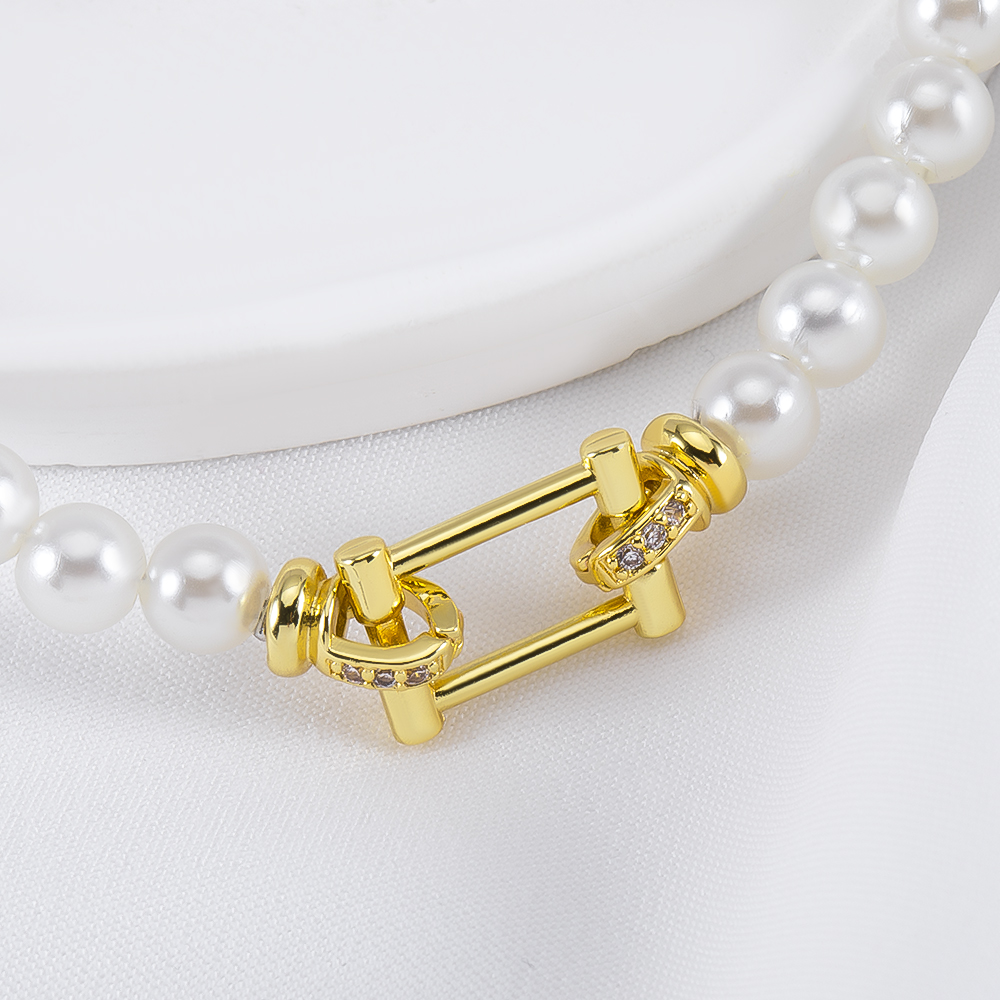 14K Gold Plated Brass Rectangl - đánh giá và giá Pearl Necklace